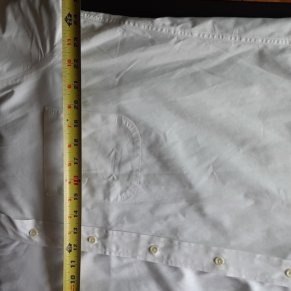 Burberry men's white dress shirt size 16 1/2 - 35 - Picture 4 of 8
